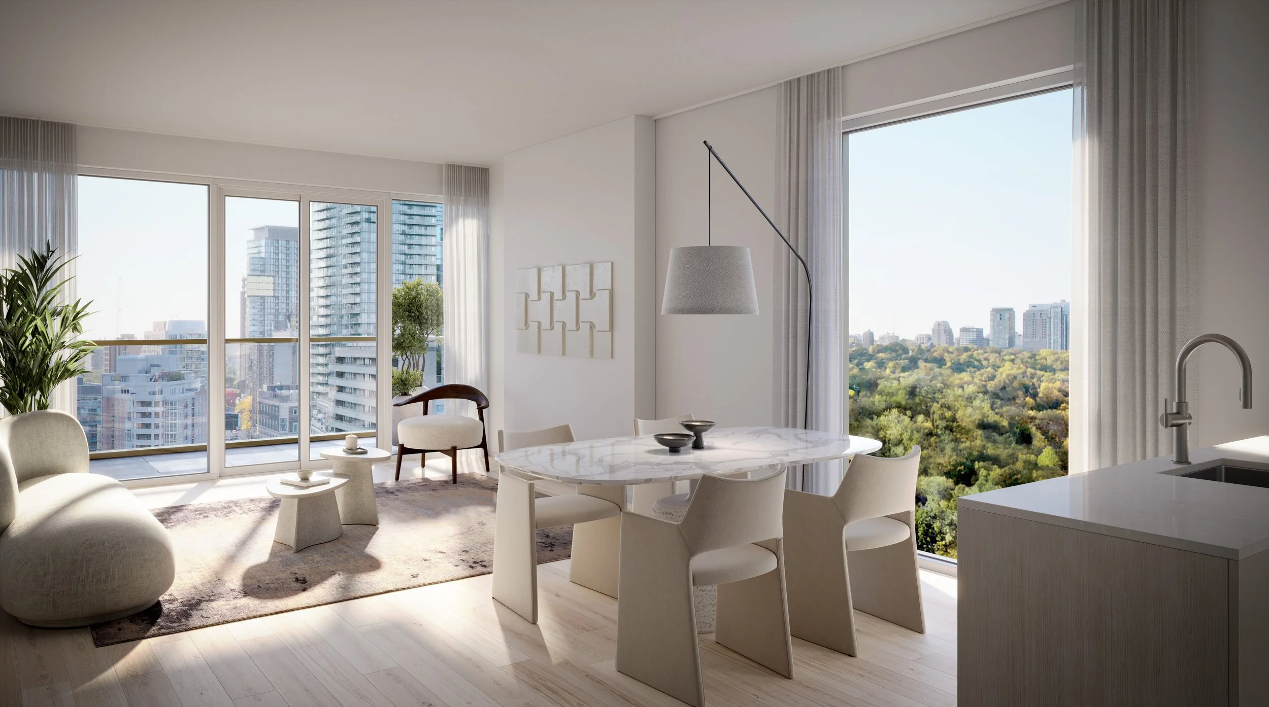 Modern Toronto rental interior