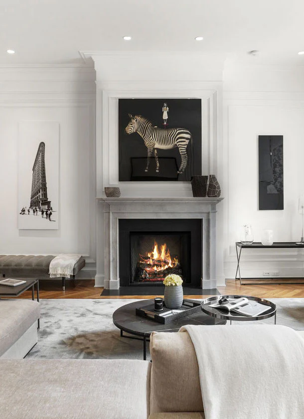 Warm contemporary styled interior ready for market